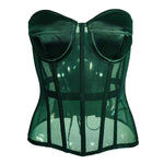Corset vert émeraude - Vignette | Les corsets d&#39;Emily