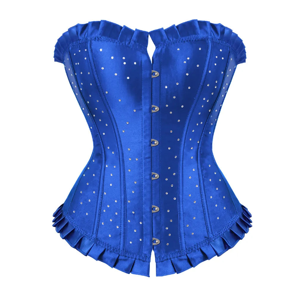 Danse corset bleu