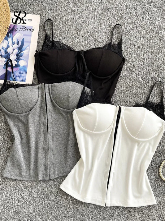 Faux corset trio