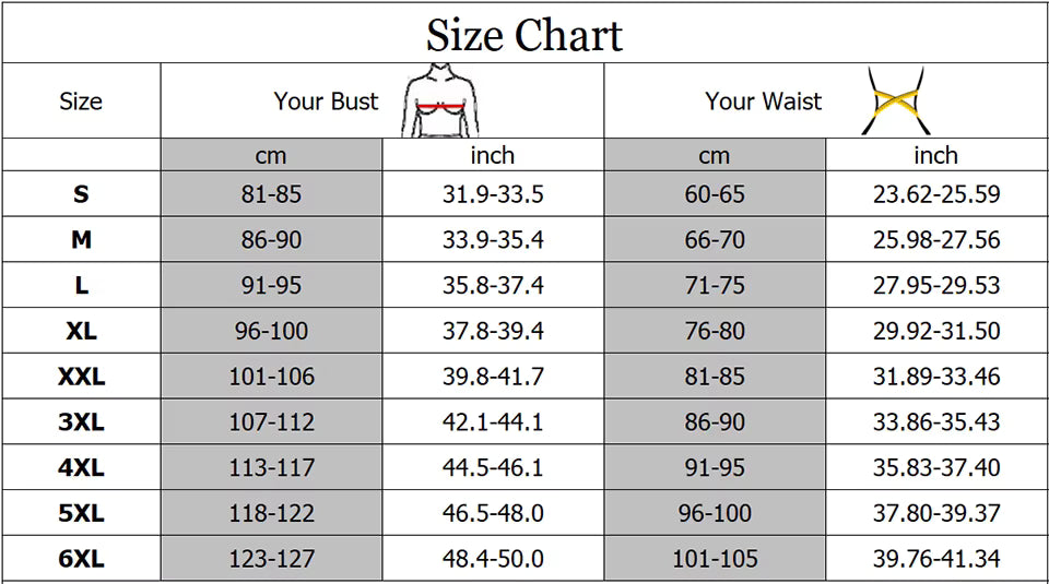 Guide des tailles large corset