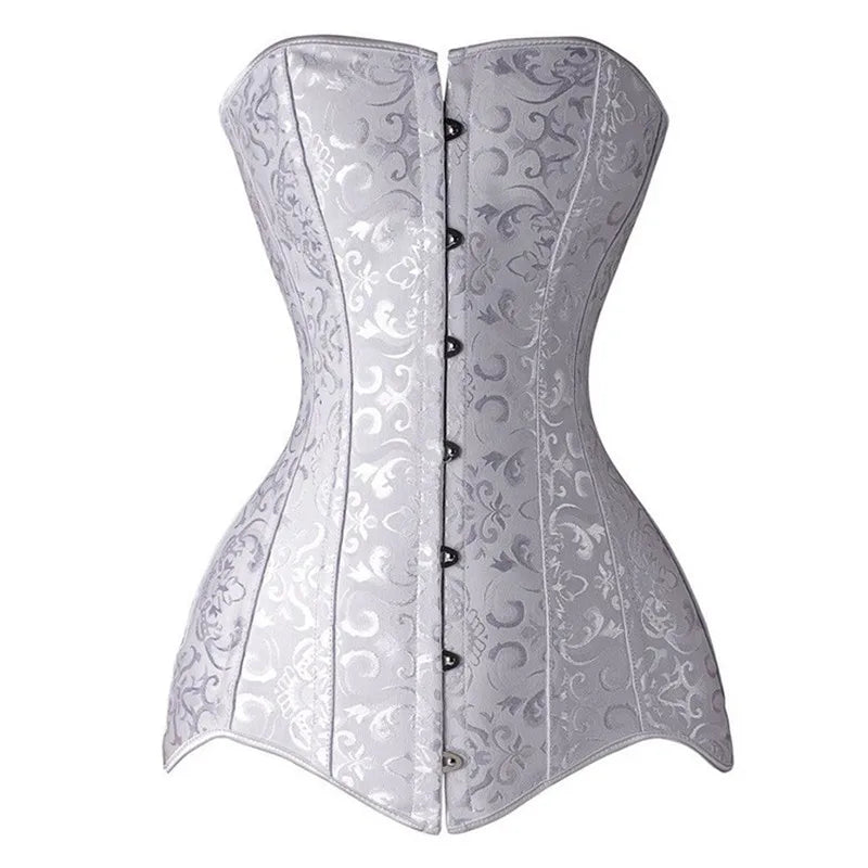 Large corset blanc