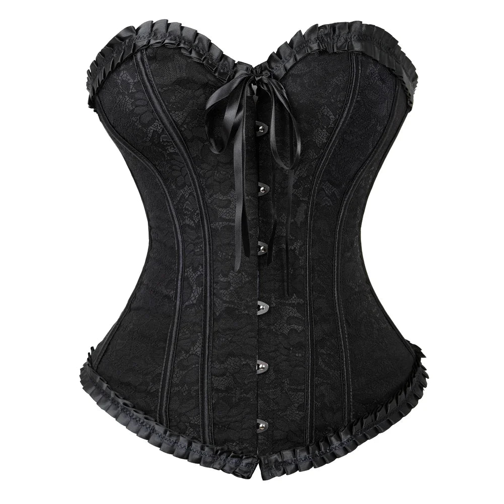 Robe Victorienne / corset noir