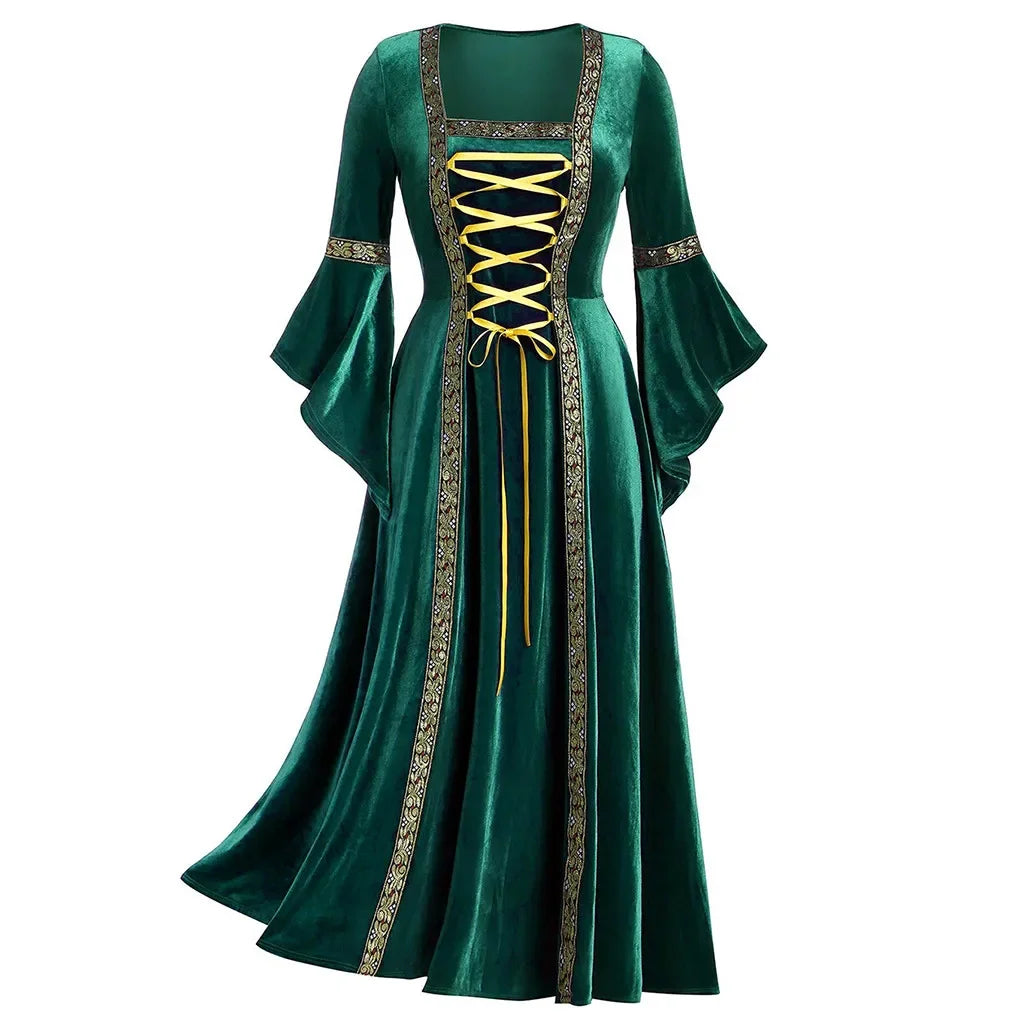 Robe corset ancienne émeraude