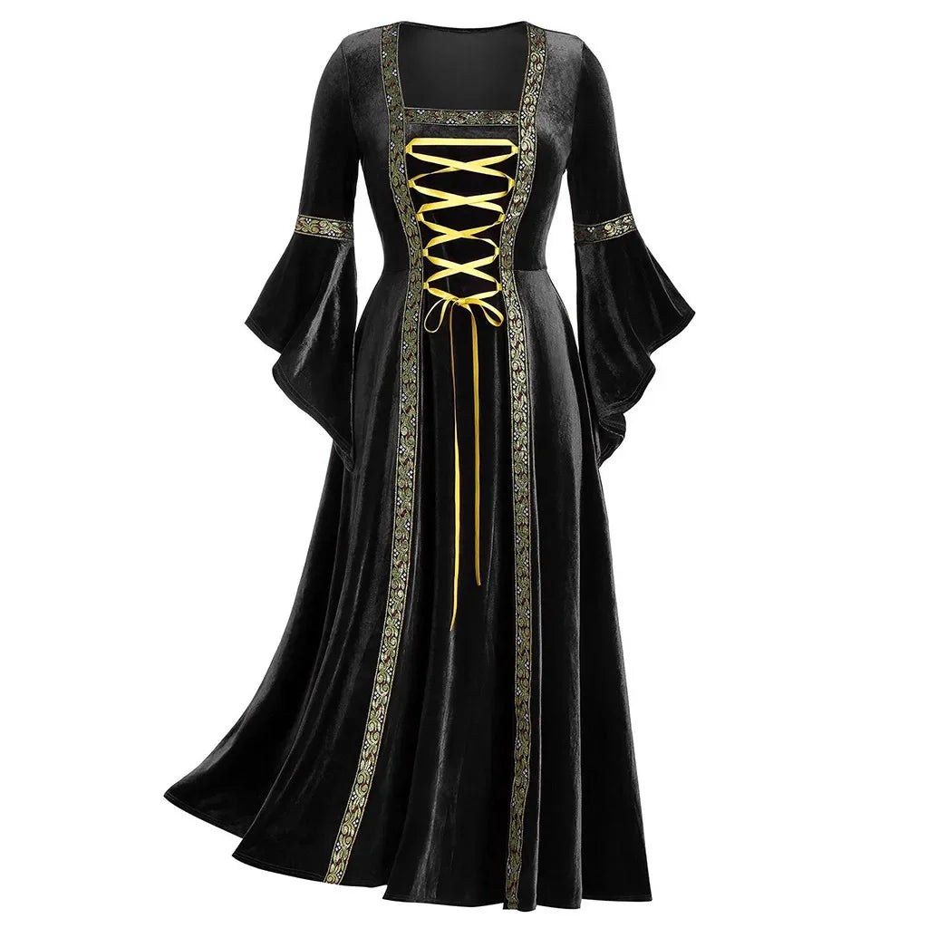 Robe corset ancienne noir