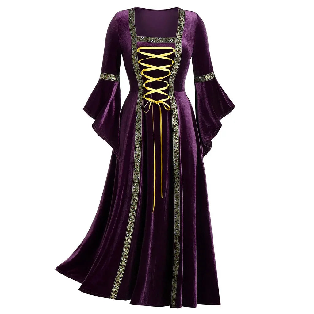 Robe corset ancienne violet