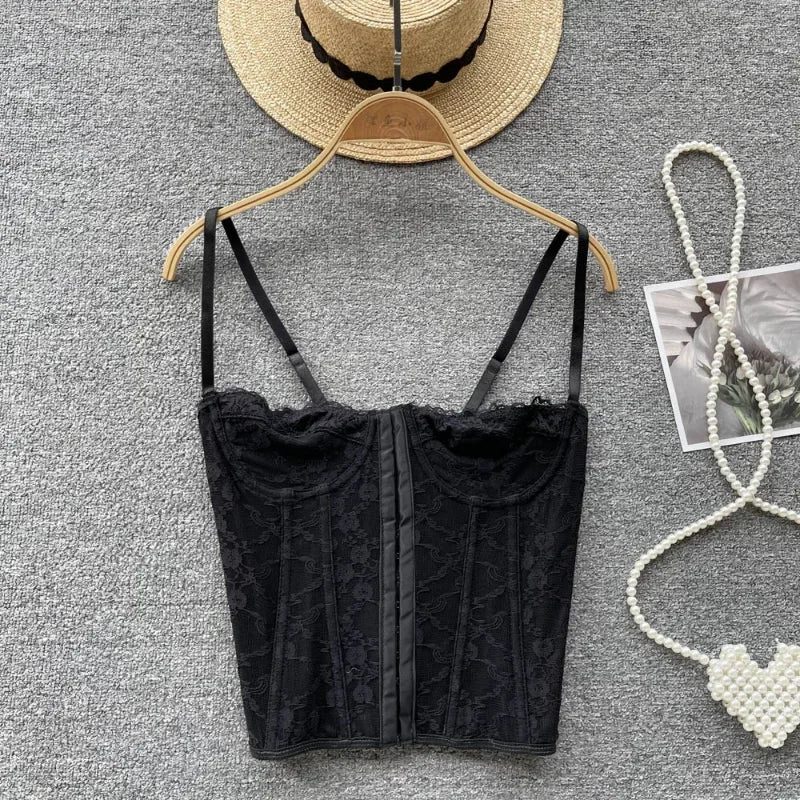 Corset top pastel