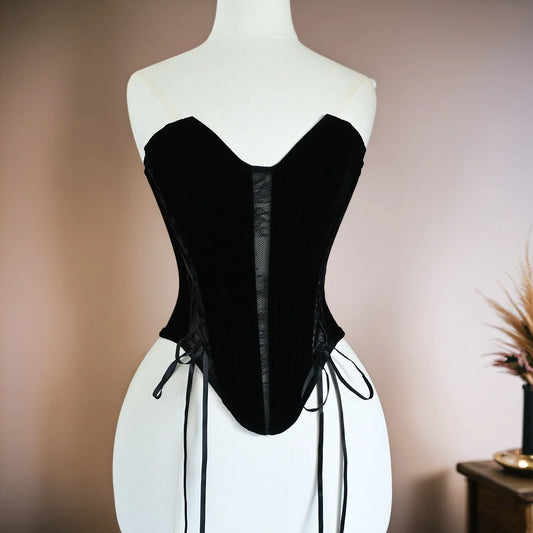 Corset velours