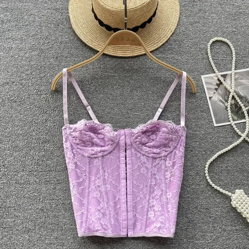 Corset top pastel