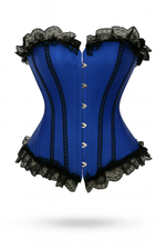 Corset bleu - Vignette | Les corsets d&#39;Emily